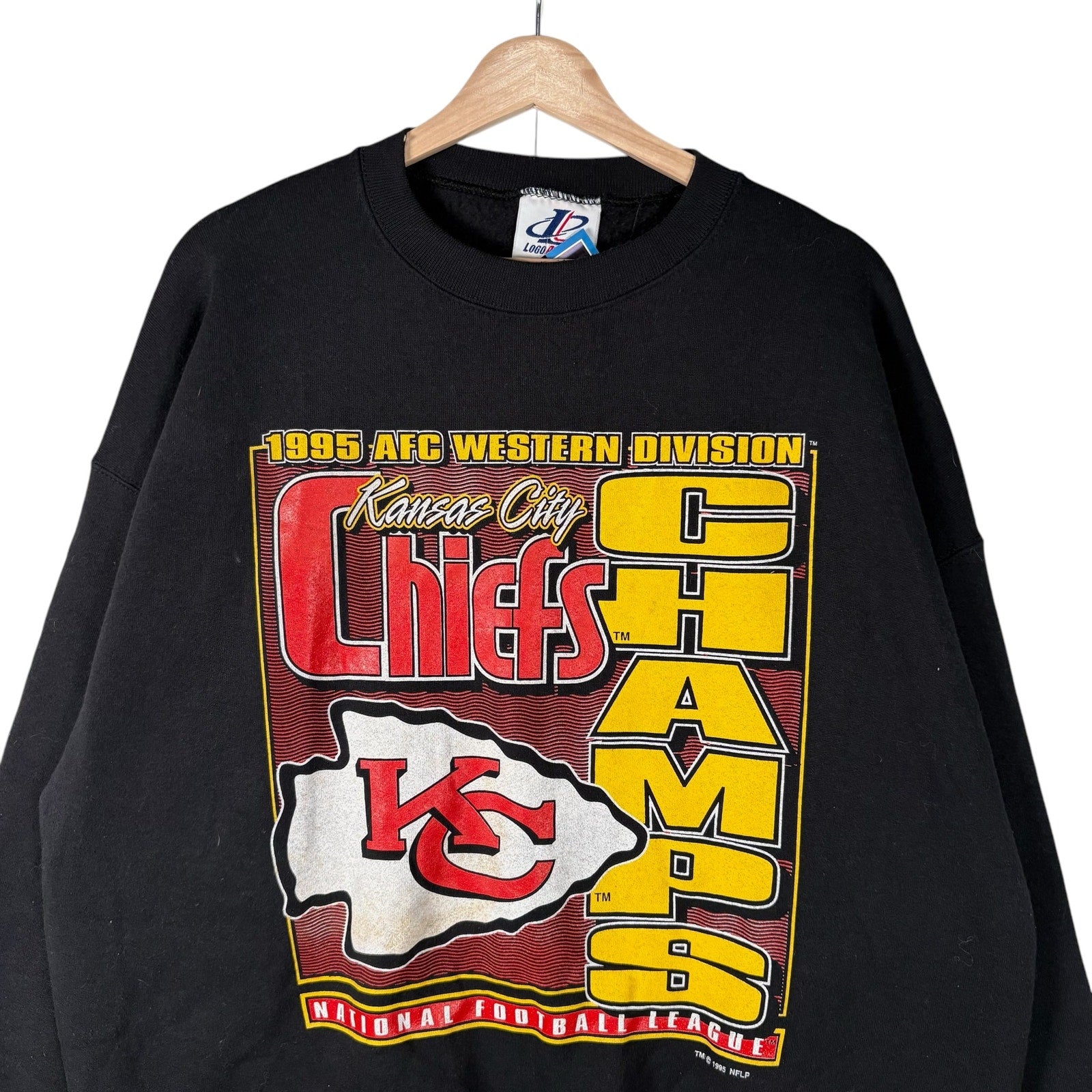 Vintage Logo Athletic Kansas City Chiefs NFL Crewneck 90s