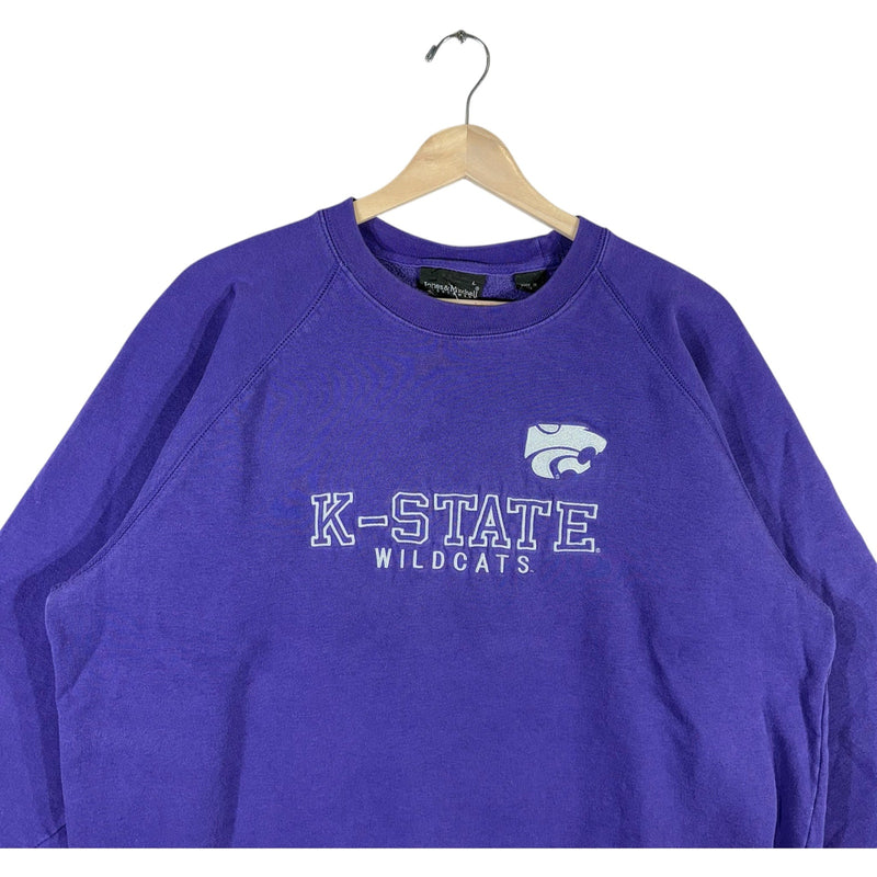 Vintage Kansas State University Wildcats Spellout Crewneck