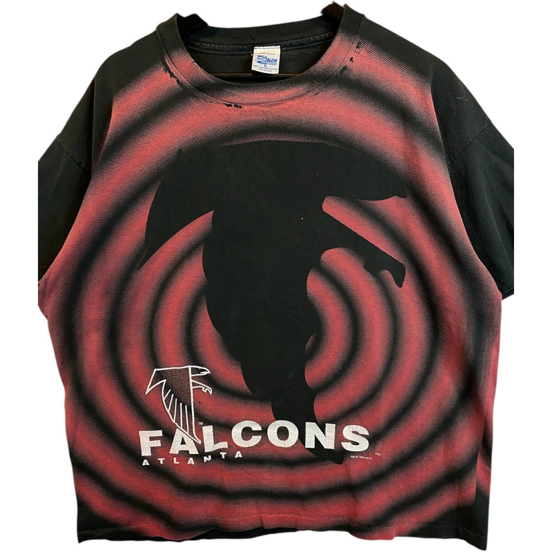 Vintage Atlanta Falcons Spiral NFL T-Shirt