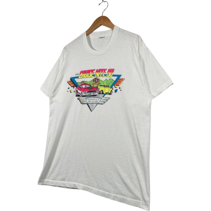 Vintage 6th Cruise Night 90 Car Tee