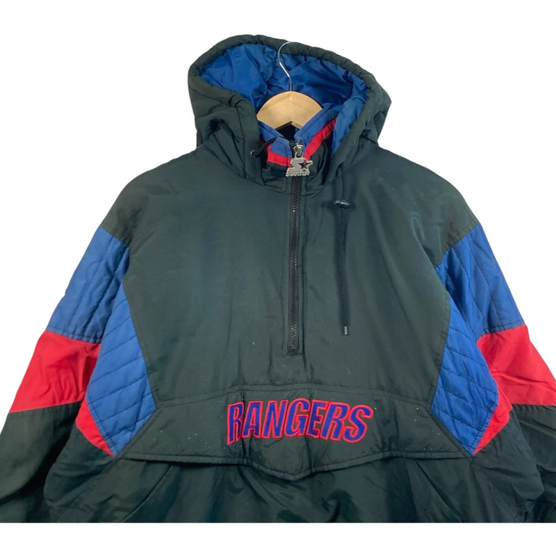 Vintage Starter New York Rangers Color Block NHL Puffer Jacket