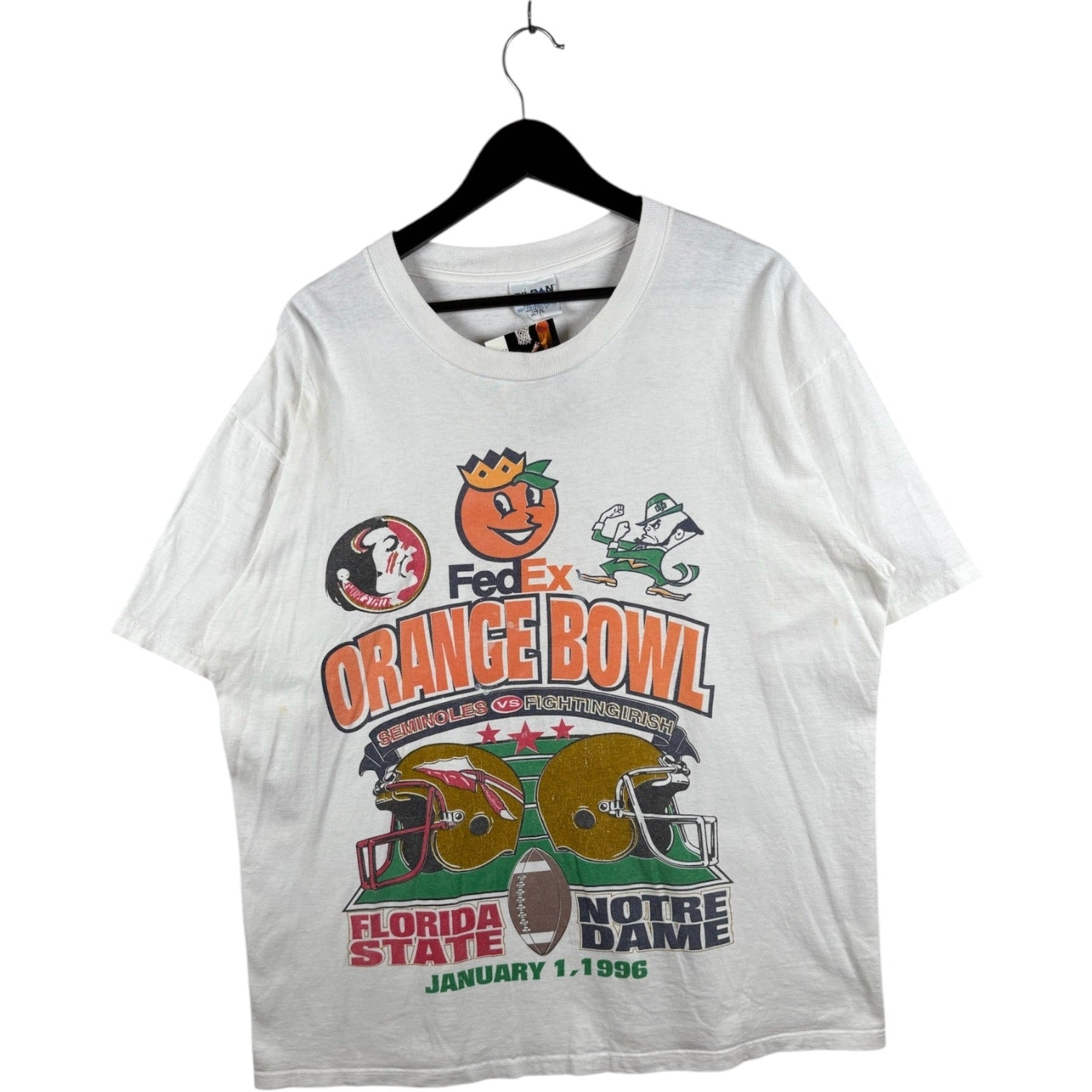 Vintage FedEx Orange Bowl T-Shirt 1996