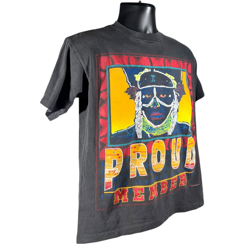 Vintage "Proud Member"  Native Art Tee