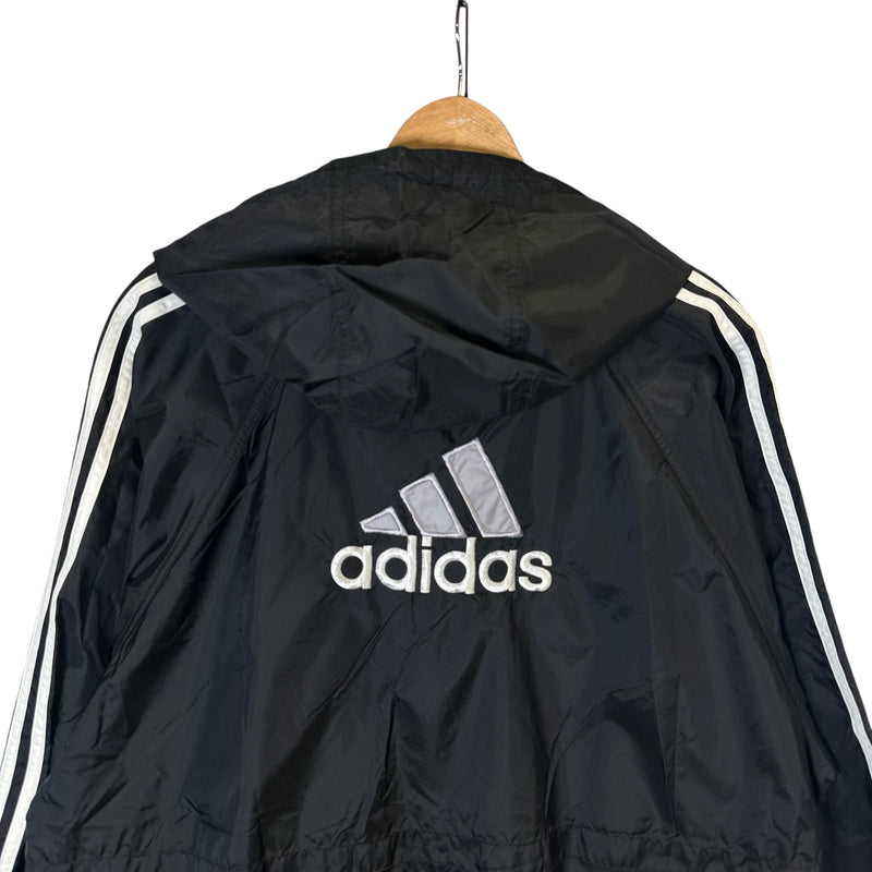 Vintage Adidas Hooded Full Zip Light Jacket