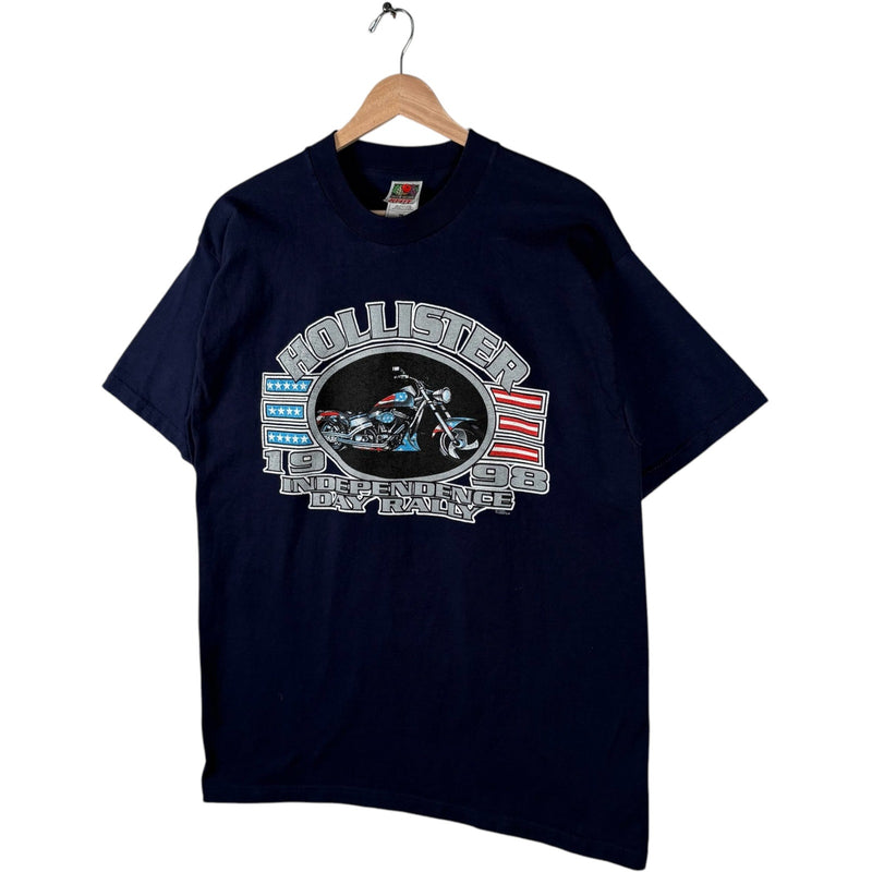 Vintage Hollister Independence Day Bike Rally Double Sided Tee