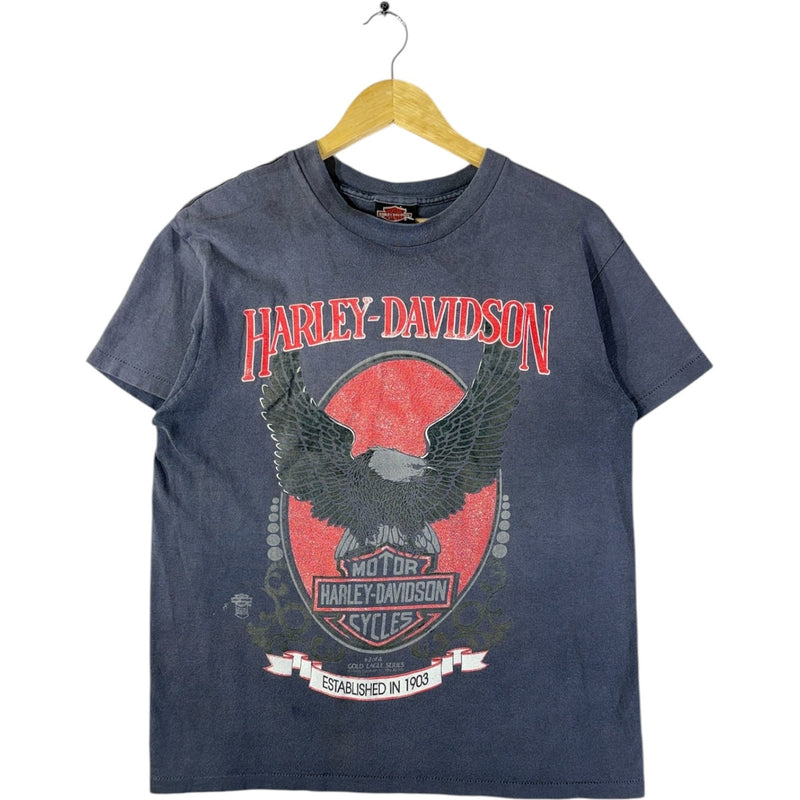 Vintage Harley Davidson Eagle Logo Graphic T-Shirt
