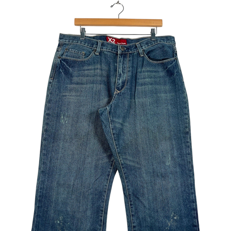 Vintage X2 Low Rise Bootcut Denim Jeans 36 x 32