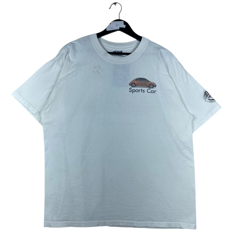 Vintage Basketball Hall Of Fame Sports Car T-Shirt