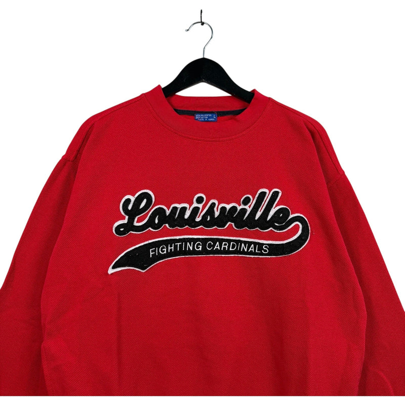 Vintage University Of Louisville Cardinals Crewneck