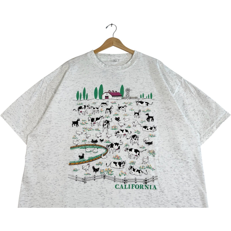 Vintage California Cow Farm Souvenir Tee