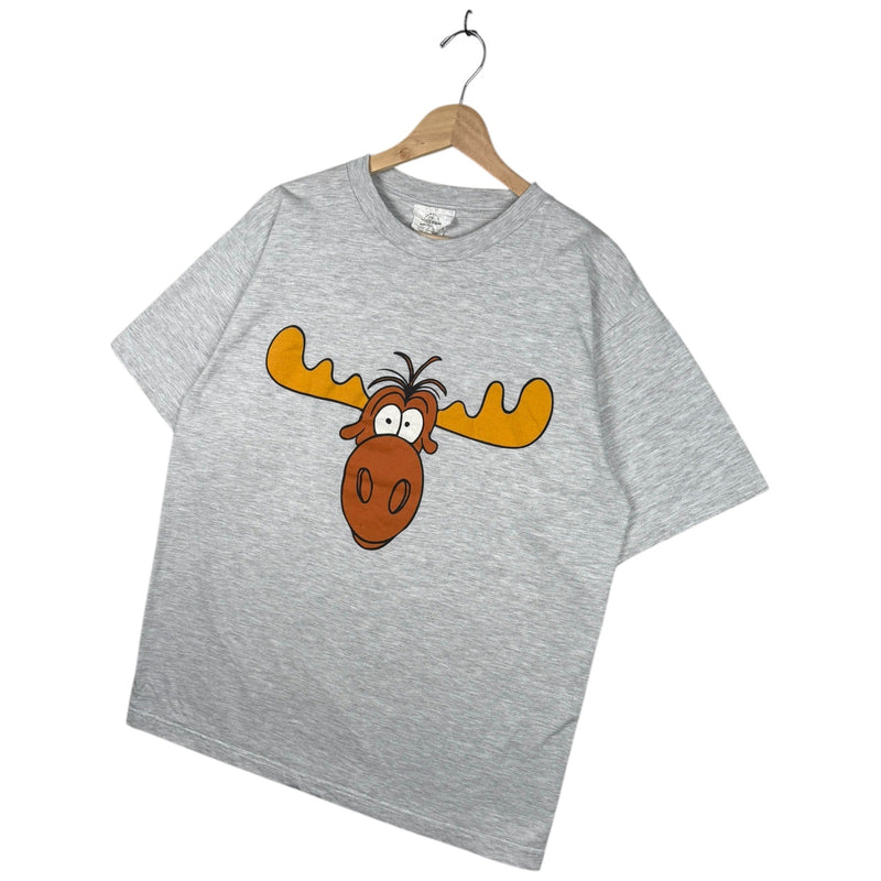 Vintage Rocky and Bullwinkle Moose T-Shirt