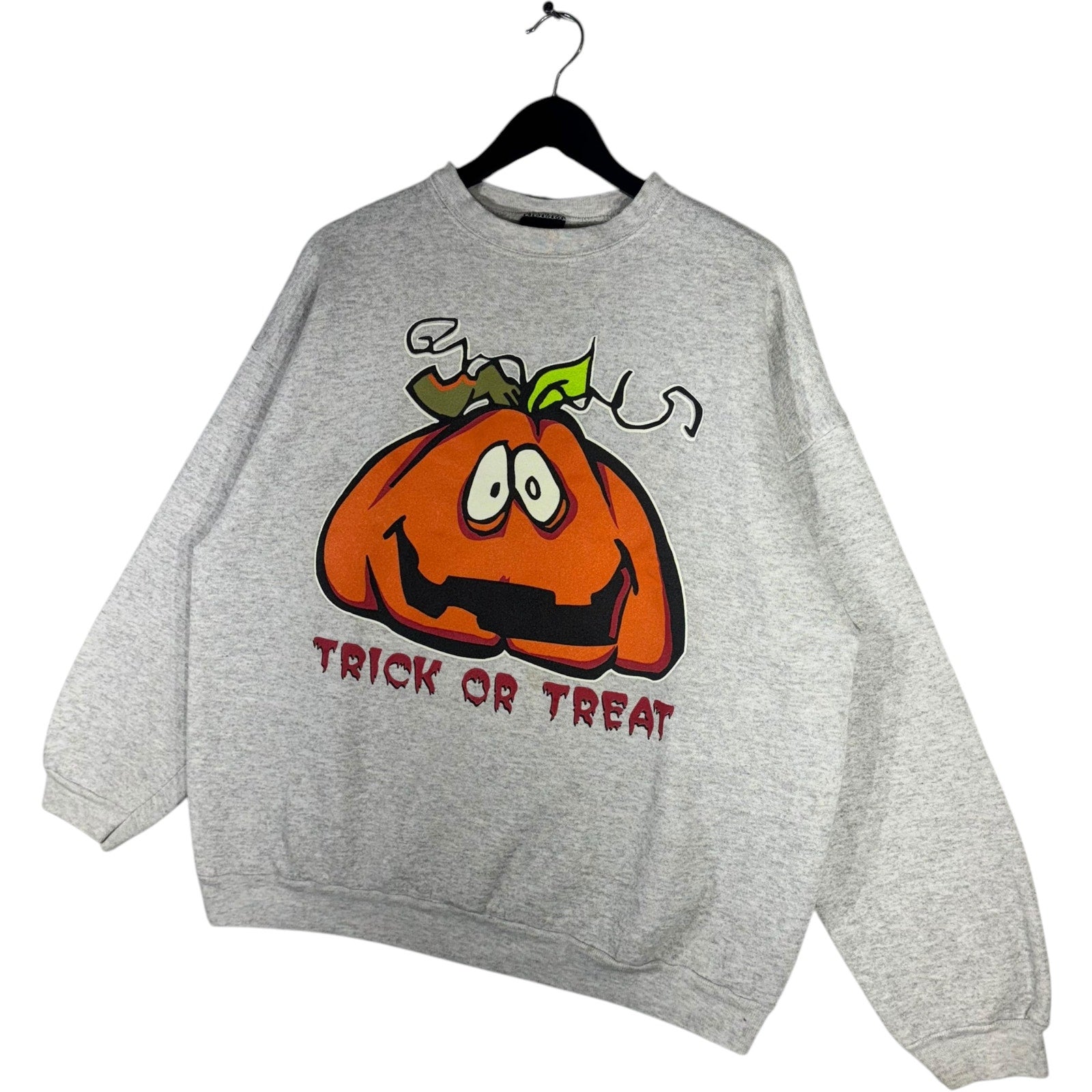 Vintage Halloween Trick or Treat Pumpkin Crewneck