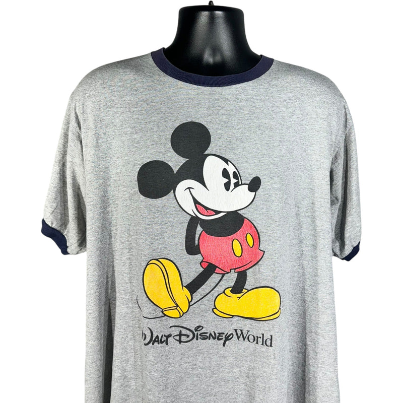 Vintage Walt Disney World Mickey Mouse Ringer Tee