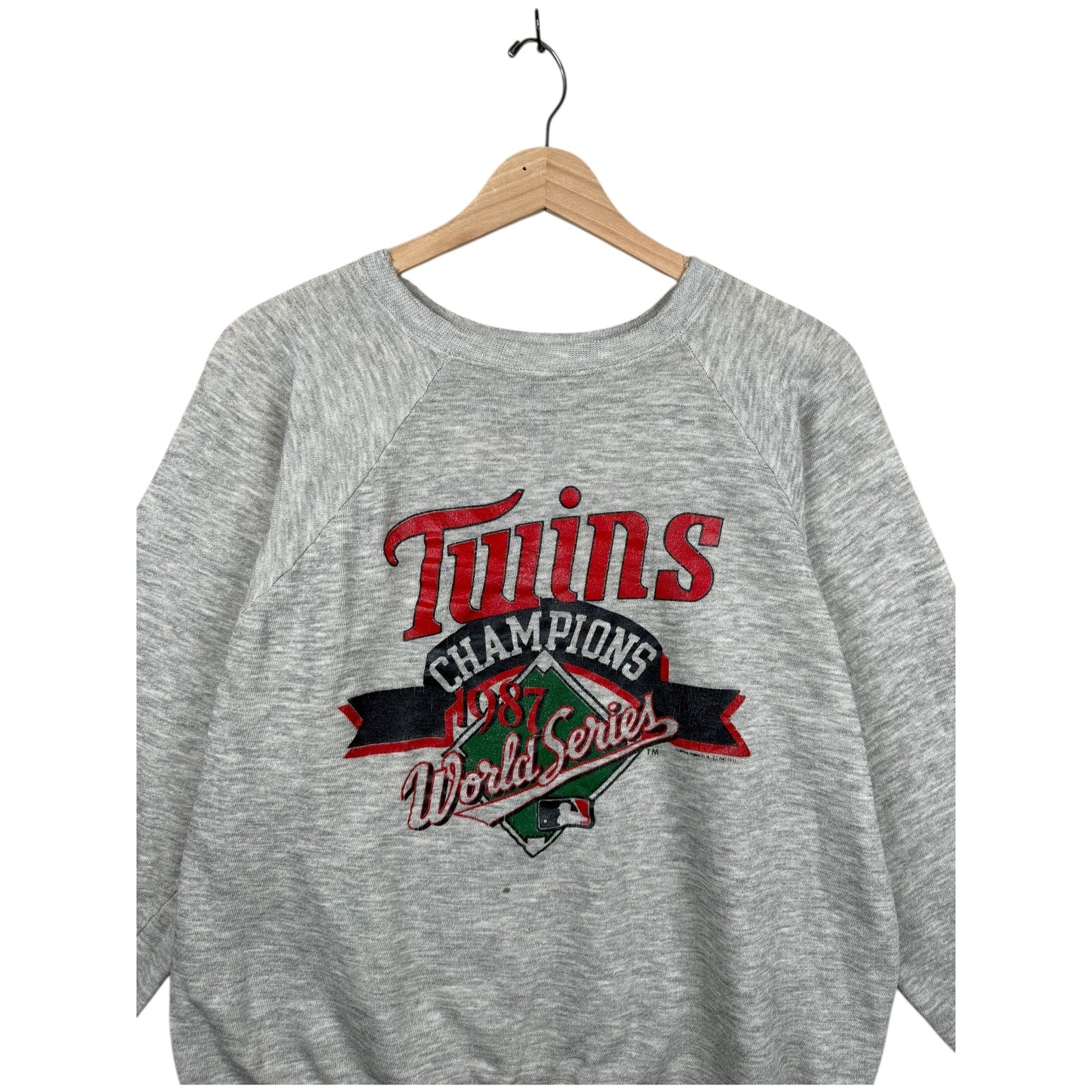 Vintage Women's Minnesota Twins MLB World Series Crewneck 1987 XL