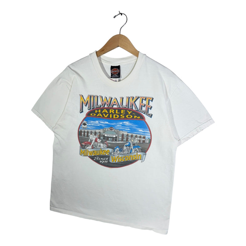 Vintage Harley Davidson Milwaukee Wisconsin Dealer T-Shirt
