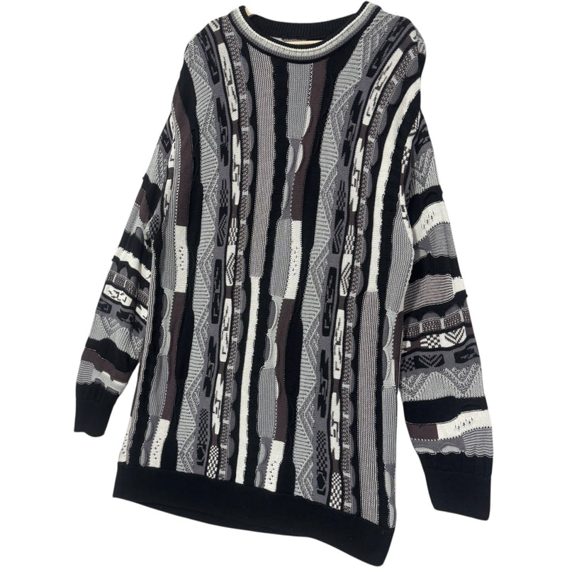 Vintage 3D Knit Coogi Style Sweater