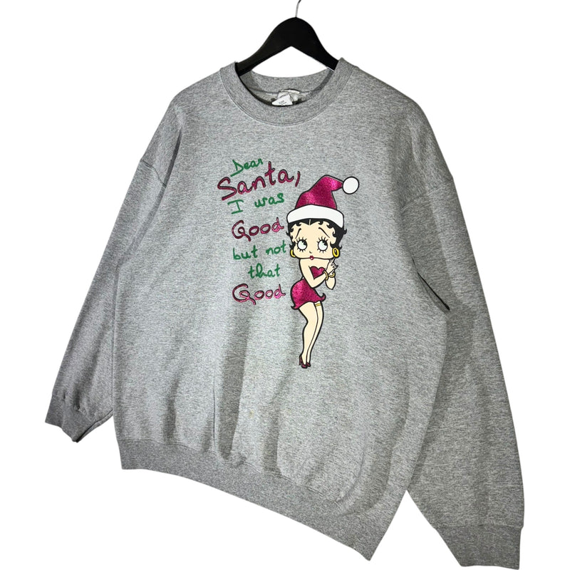 Vintage Betty Boop "Dear Santa" Christmas Crewneck 2004