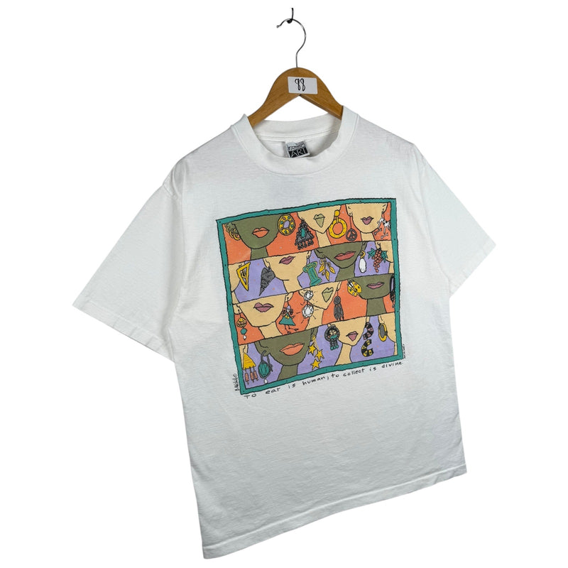 Vintage Graphic Design Fabric Art T-Shirt