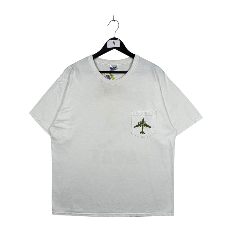 Vintage Military Bombs Away Pocket T-Shirt