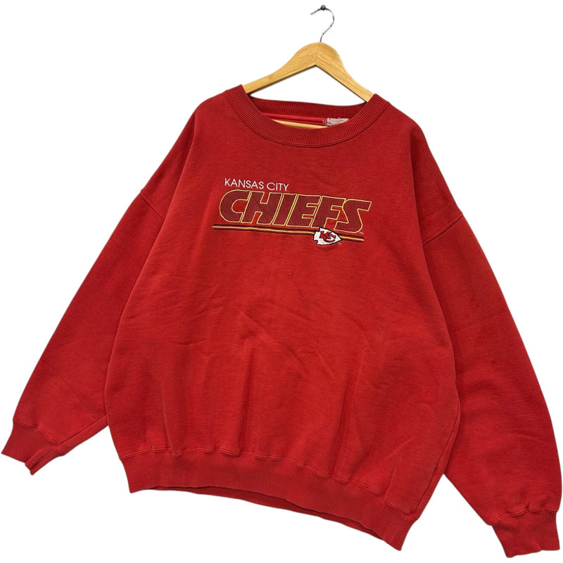 Vintage Majestic Kansas City Chiefs Spellout NFL Crewneck