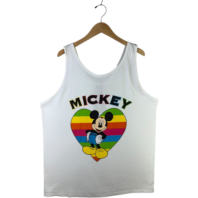 Vintage Mickey Unlimited Heart Pride Rainbow Tank Top