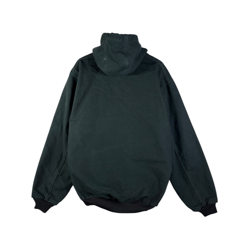 Vintage Carhartt Canvas Hooded Full Zip Workwear Jacket