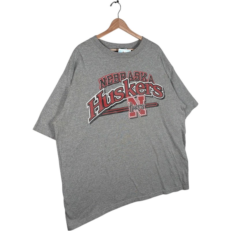 Vintage University Of Nebraska Huskers Spellout Tee 90s