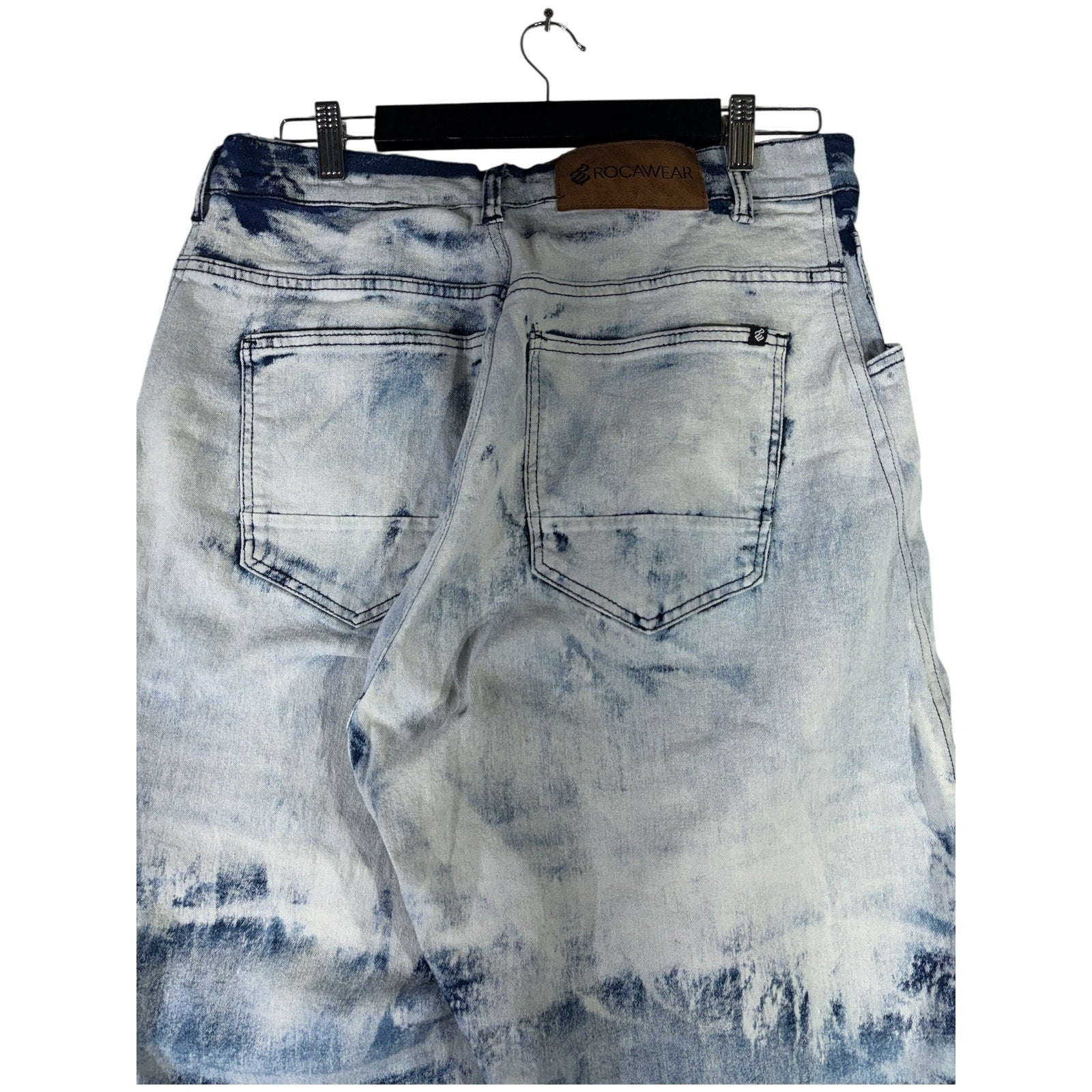 Vintage Rocawear Acid Wash Denim Shorts 34