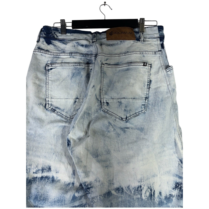 Vintage Rocawear Acid Wash Denim Shorts 34
