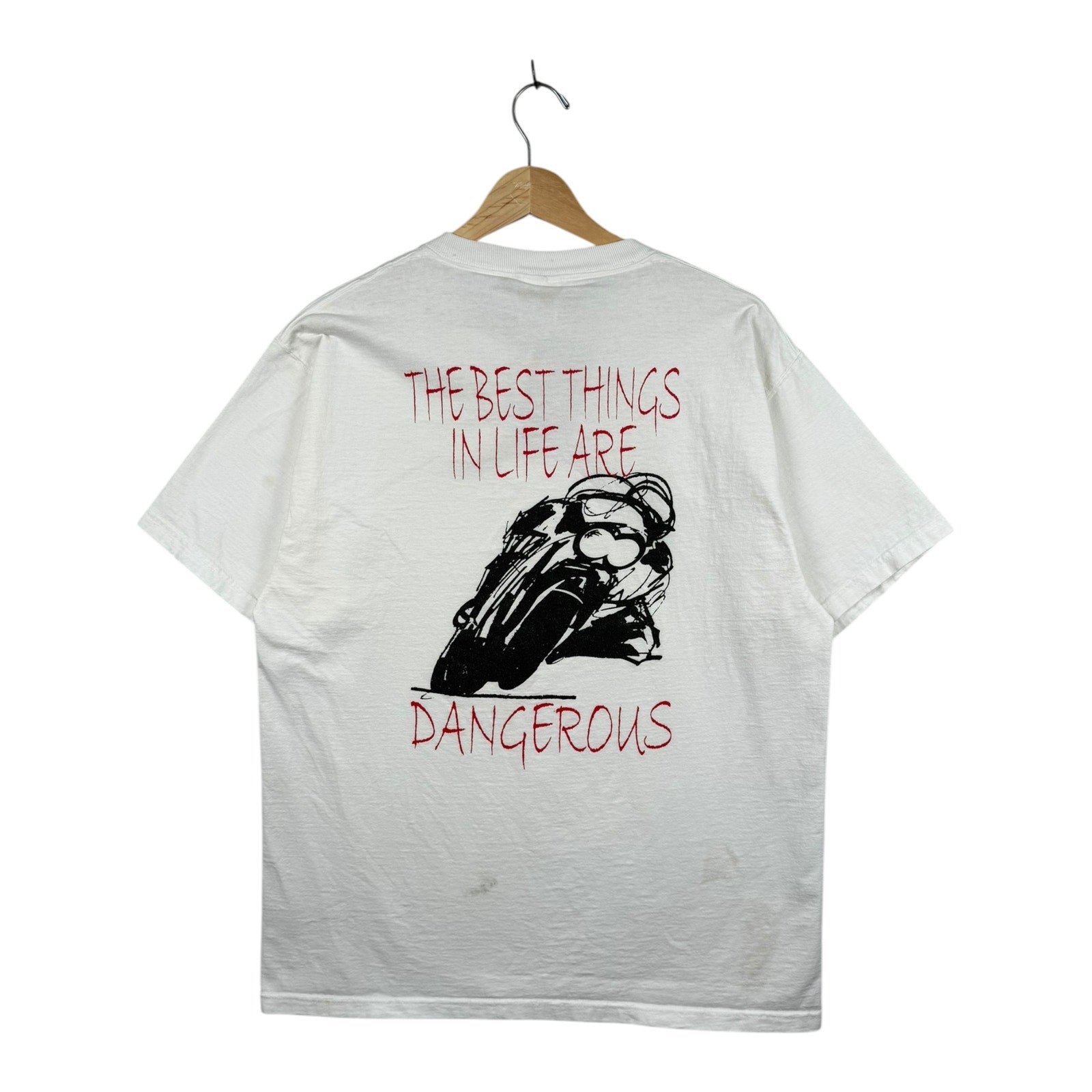 Vintage Dangerous Designs Motorcycle T-Shirt