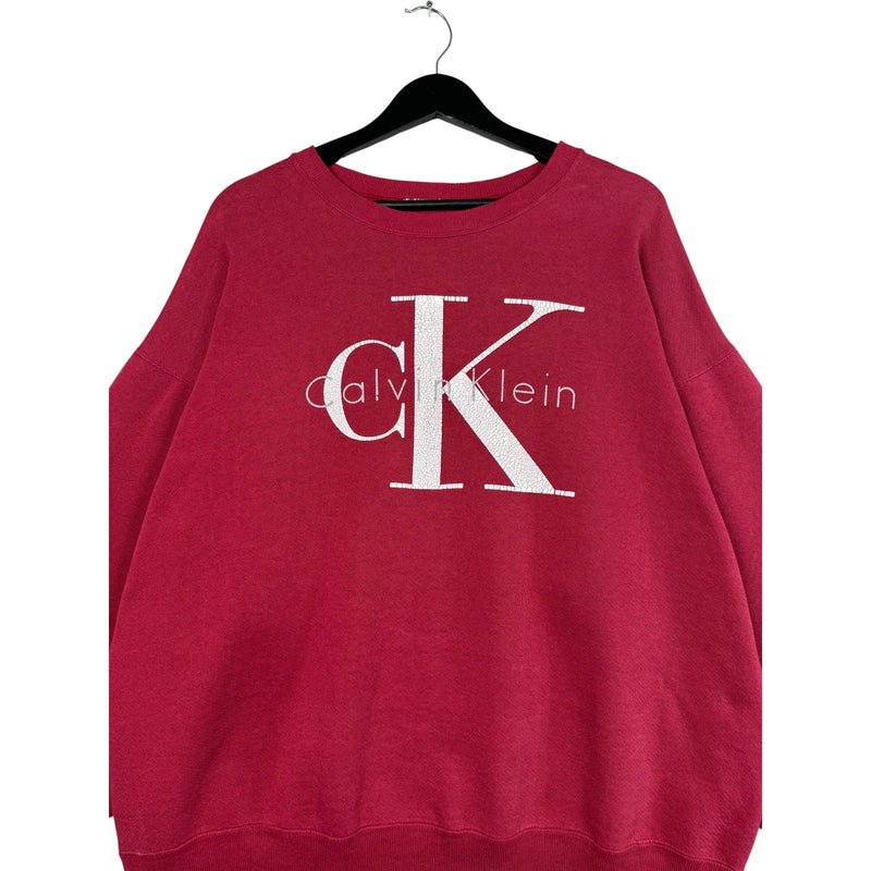 Vintage Calvin Klein Chest Logo Crewneck