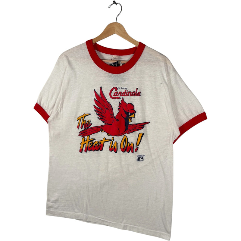 Vintage St. Louis Cardinals"The Heat Is On" MLB Ringer Tee 80s