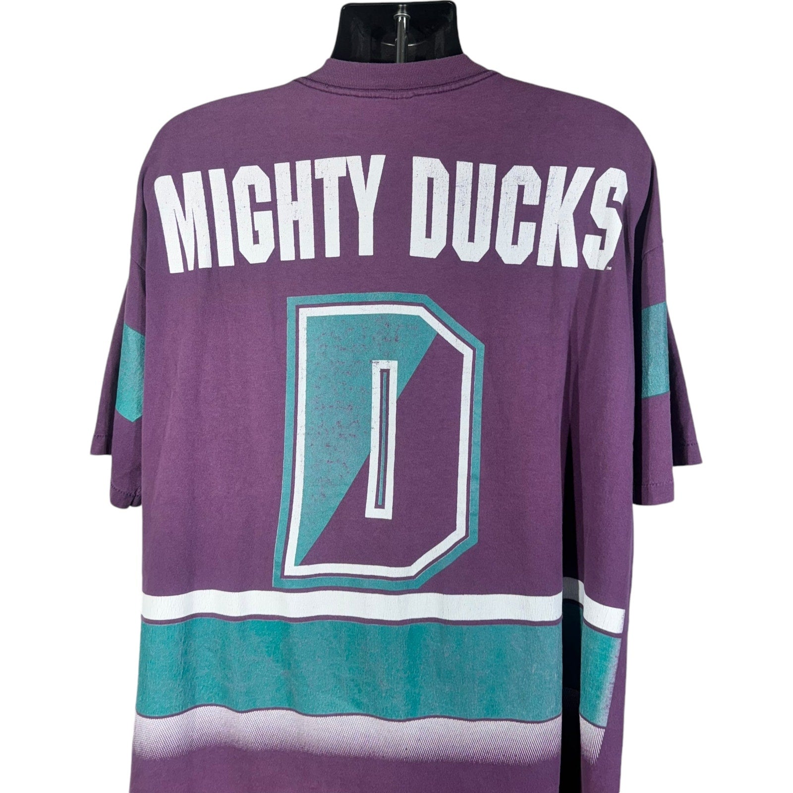 Vintage Salem Sportswear Anaheim Mighty Ducks AOP NHL Tee