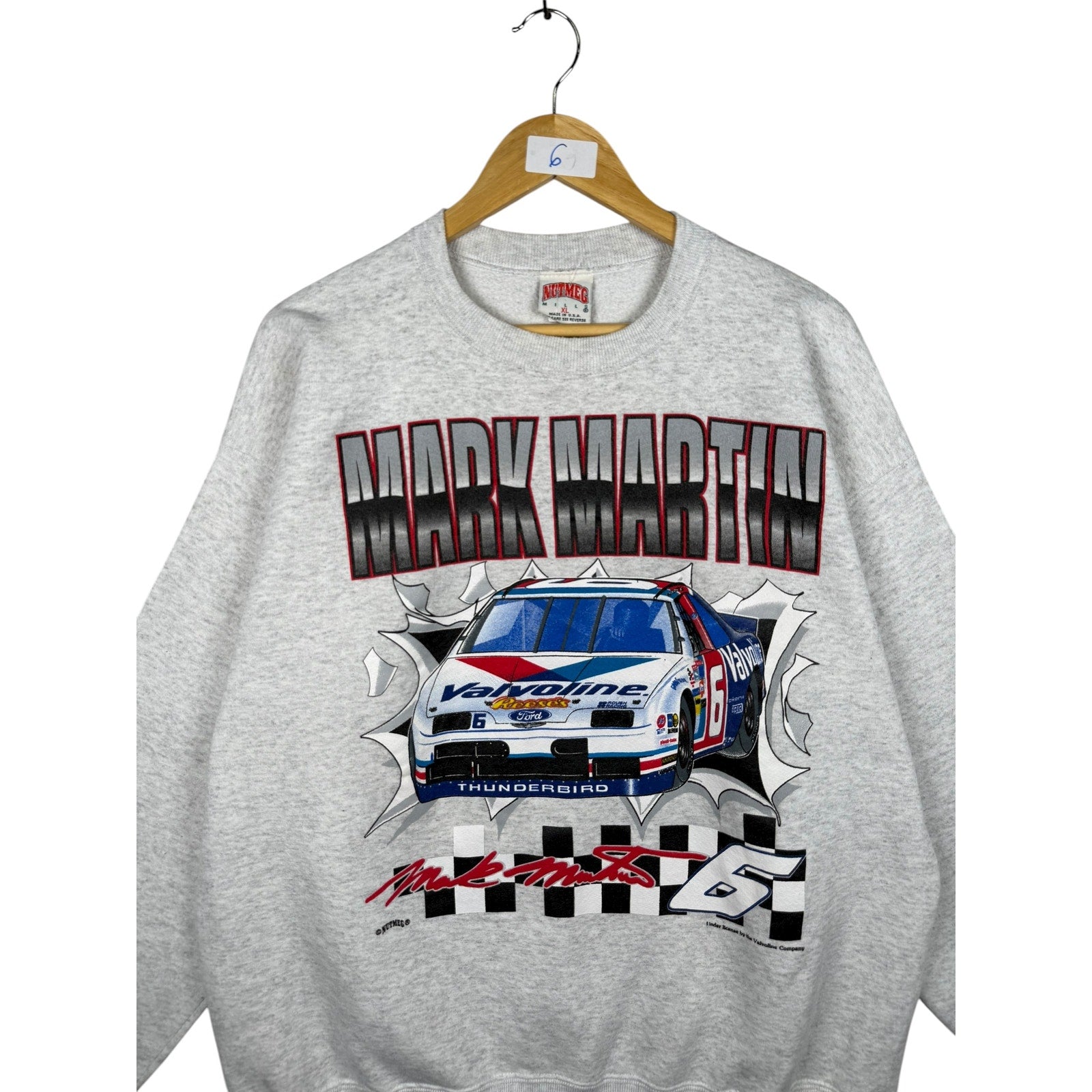 Vintage Mark Martin Valvoline #6 Crewneck