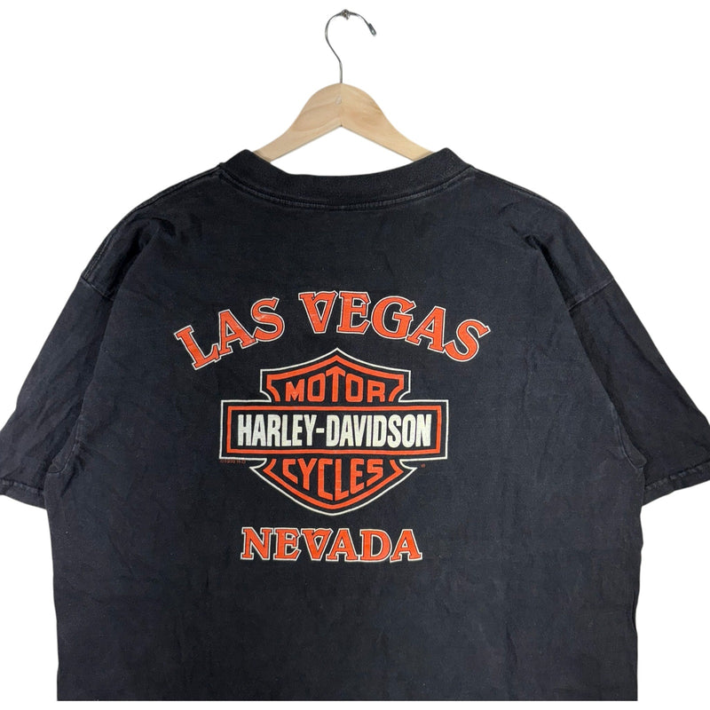 Vintage Skrews On Fire Harley Davidson Tee