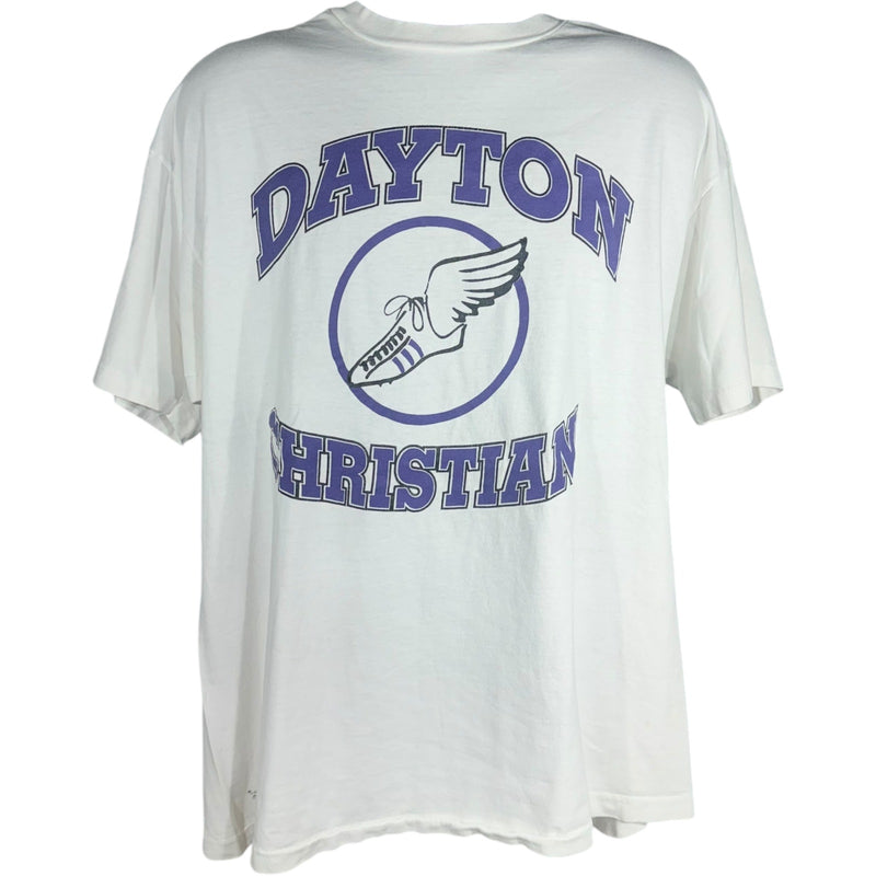 Vintage Dayton Christian Track Tee 80's