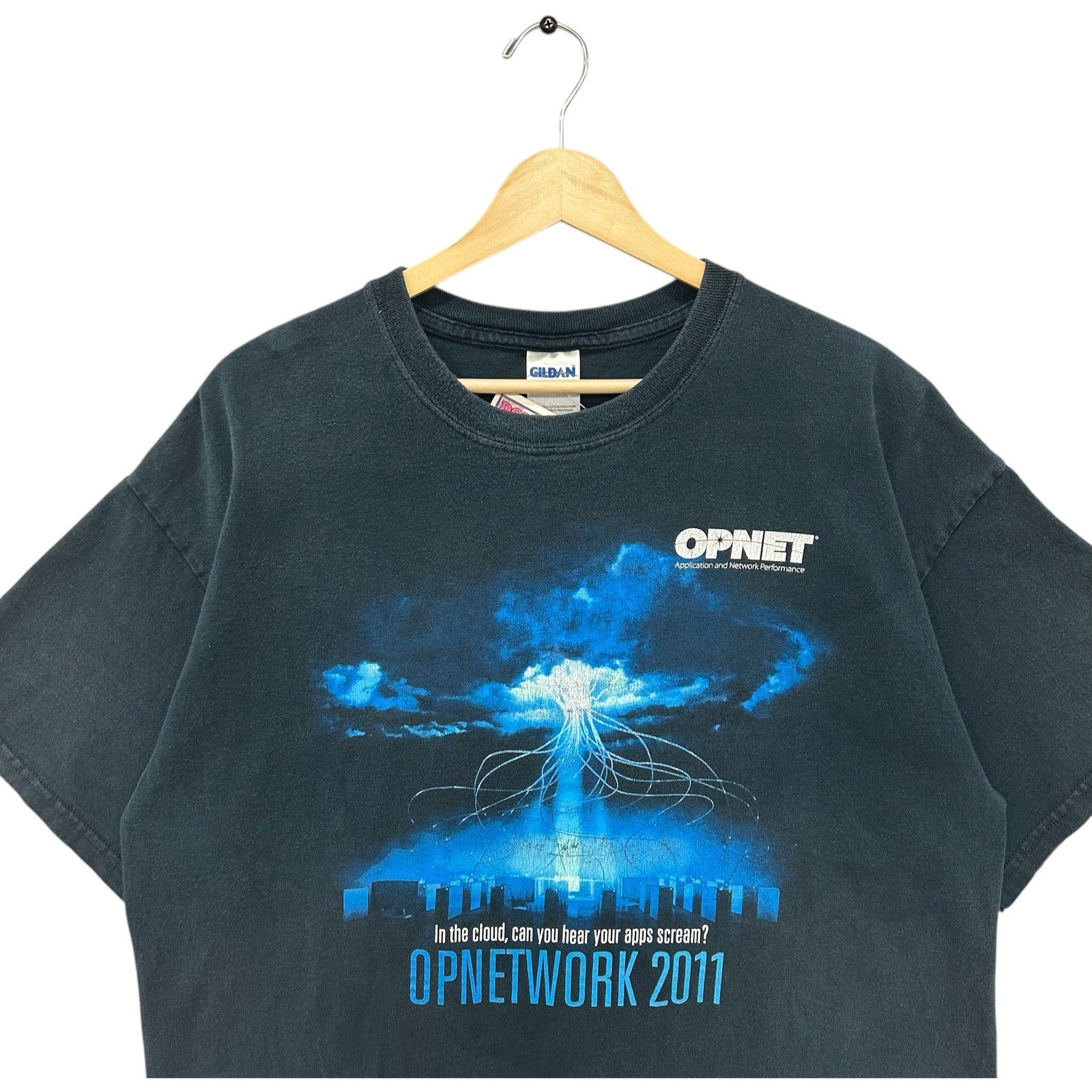 Vintage Opnetwork In The Cloud Double Sided Promo Tee