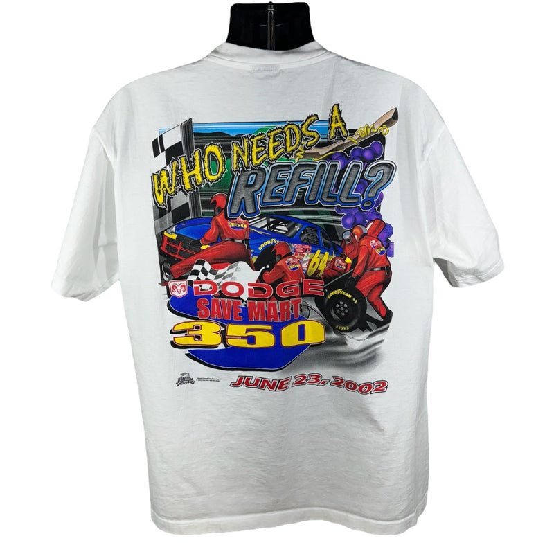 Vintage Dodge Save Mart 350 NASCAR Racing Tee