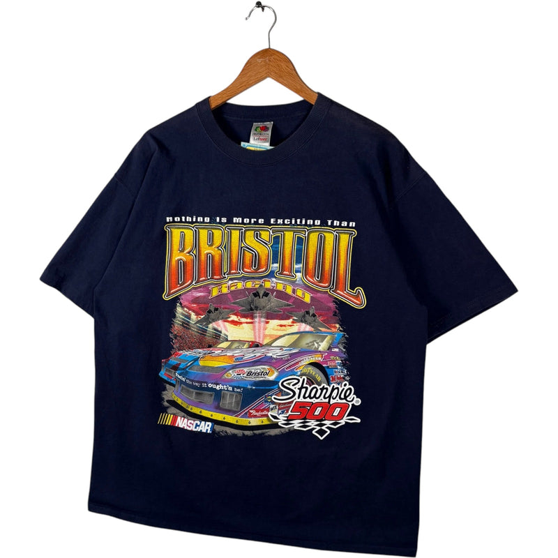 Vintage Bristol Sharpie 500 Racing Double Sided NASCAR Tee