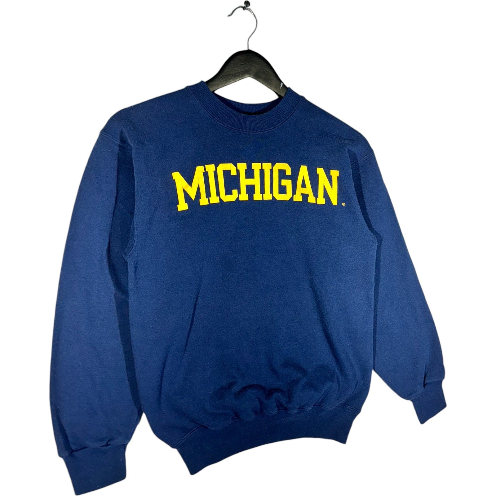 Vintage Champion University Of Michigan Spell Out Crewneck