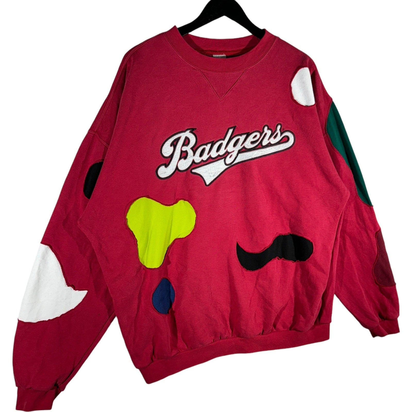 Vintage Reworked University Of Wisconsin Badgers Crewneck