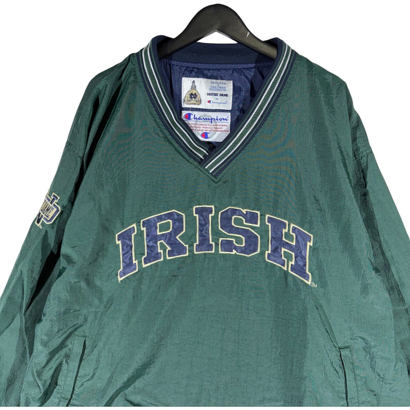 Vintage Notre Dame Fighting Irish Pullover Light Jacket