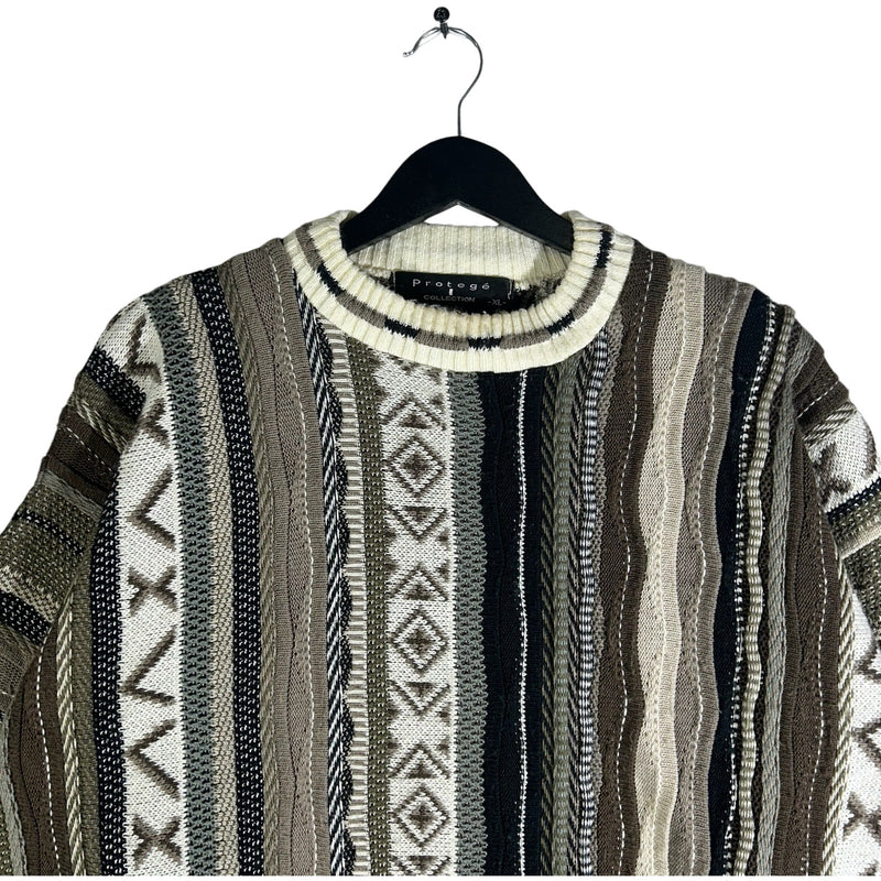 Vintage Protege Collection 3D Knit Sweater