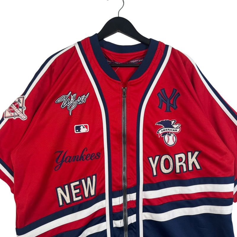 Vintage Willie Esco New York Yankees Full Zip Jersey Tee