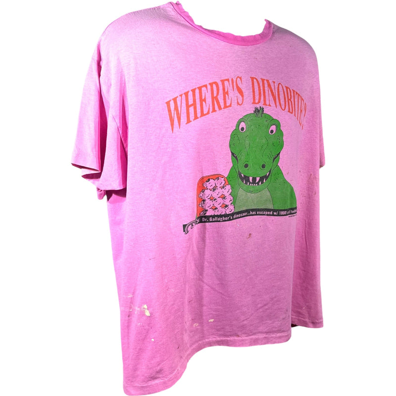 Vintage "Where's Dinobite?" Dr. Gallagher Dino Tee