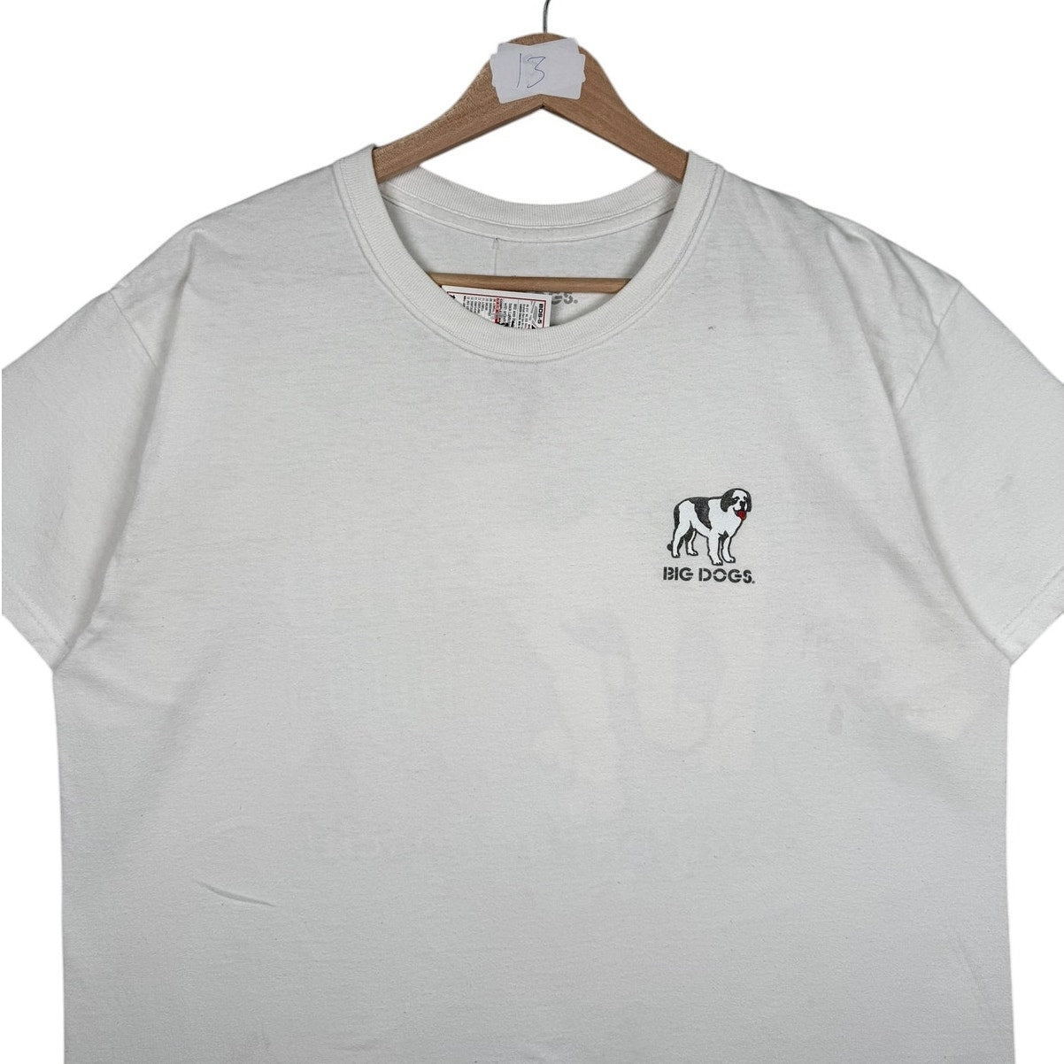 Vintage Big Dogs Graphic Humor Tee T-Shirt