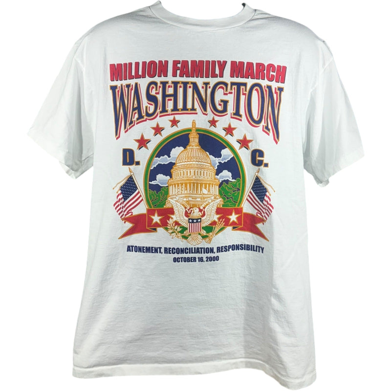 Vintage Washington D.C. Million Family March Tee