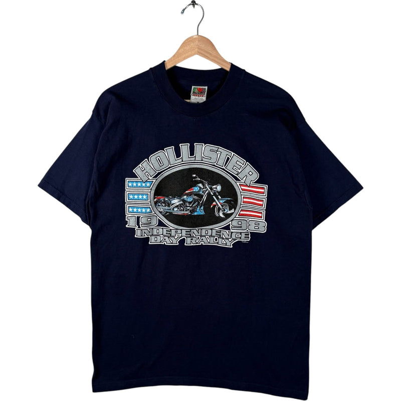 Vintage Hollister Independence Day Bike Rally Double Sided Tee