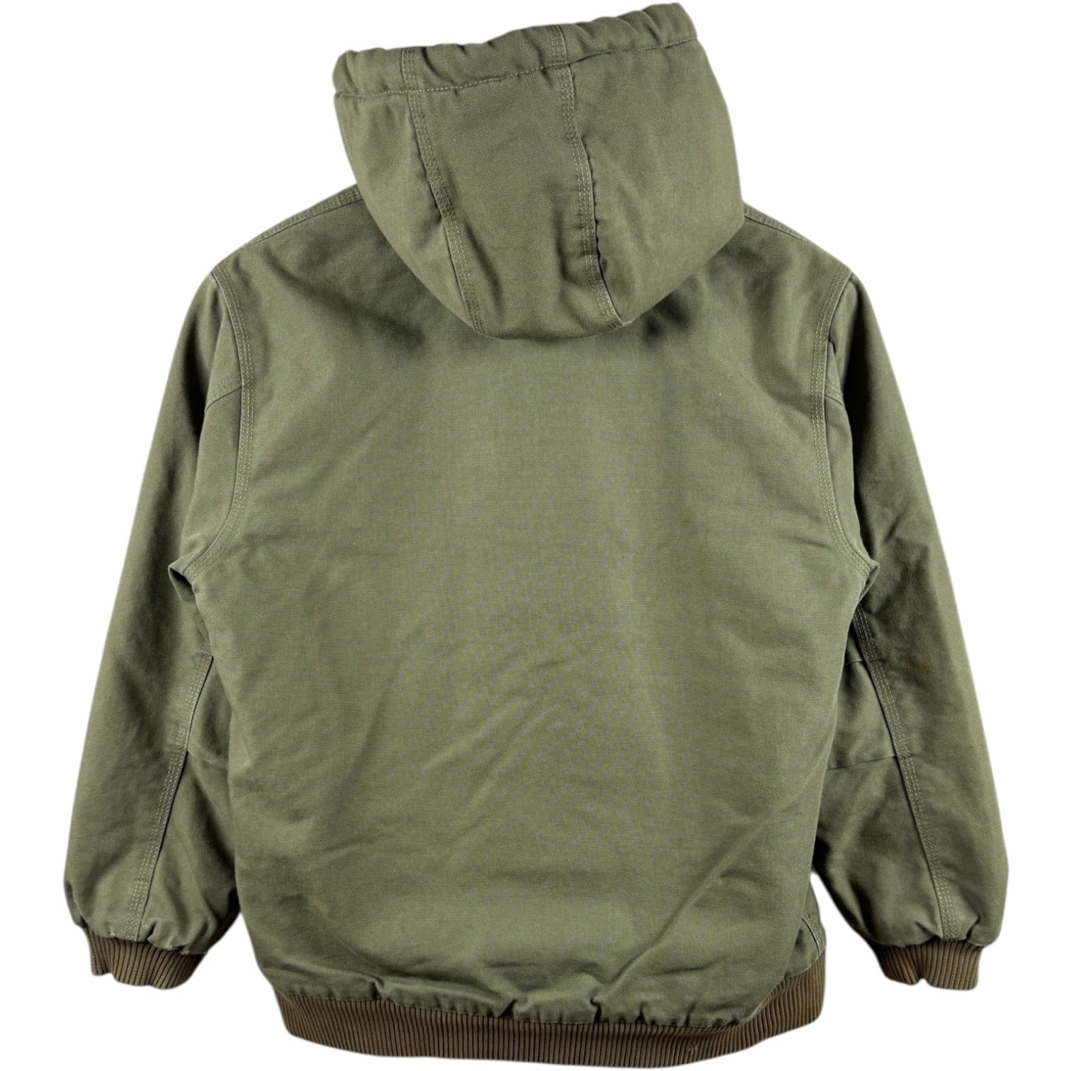 Vintage Carhartt Quilted Full Zip Hooded Workwear Jacket