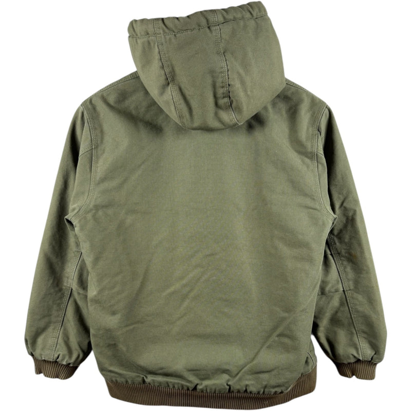 Vintage Carhartt Quilted Full Zip Hooded Workwear Jacket